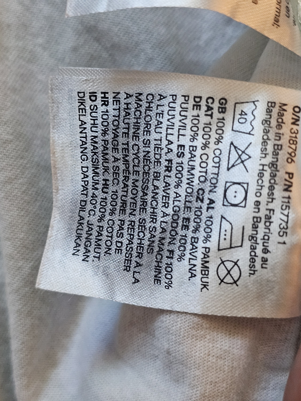 H&M Mint Green Dress with White Heart Print Size 8-10 Youth - Picture 6 of 6